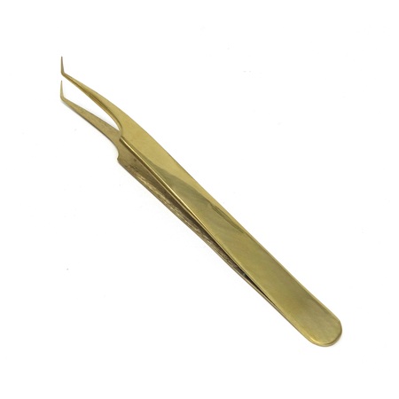 A2Z SCILAB Watch & Jewelery Repair Tweezers #8A Fine Point Forceps Gold Plated A2Z-ZR288
